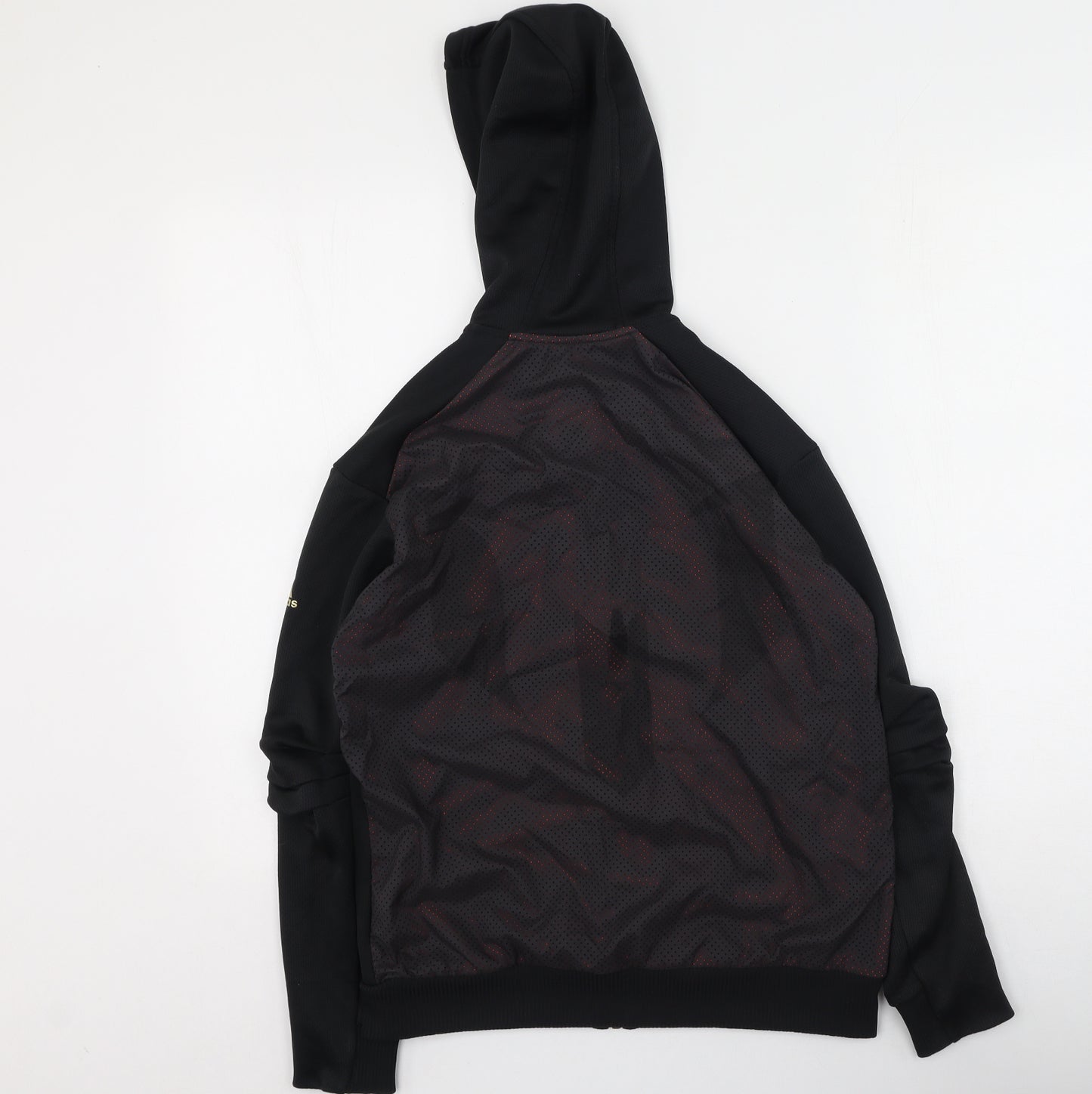 adidas Boys Black   Basic Jacket Jacket Size 13-14 Years