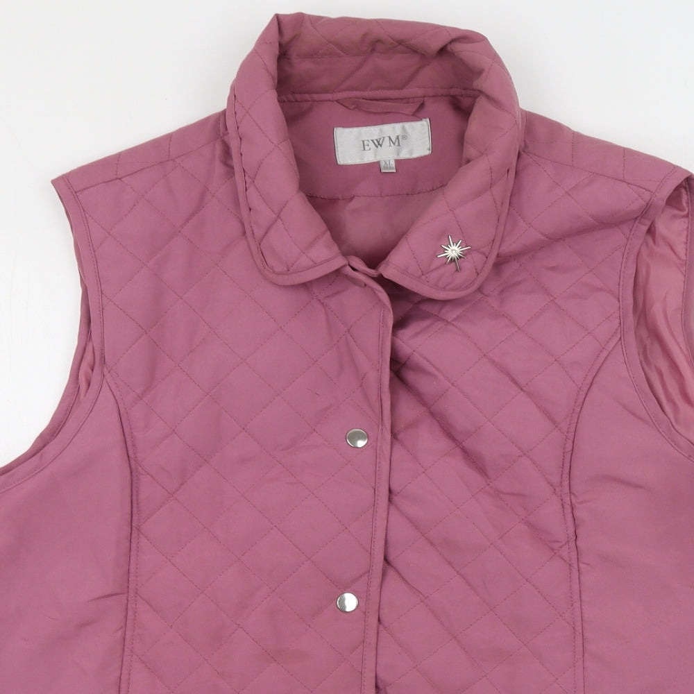 EWM  Womens Purple   Gilet Jacket Size XL