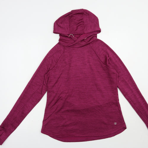 Dunnes Stores Womens Purple  Polyester Pullover Hoodie Size S  Pullover