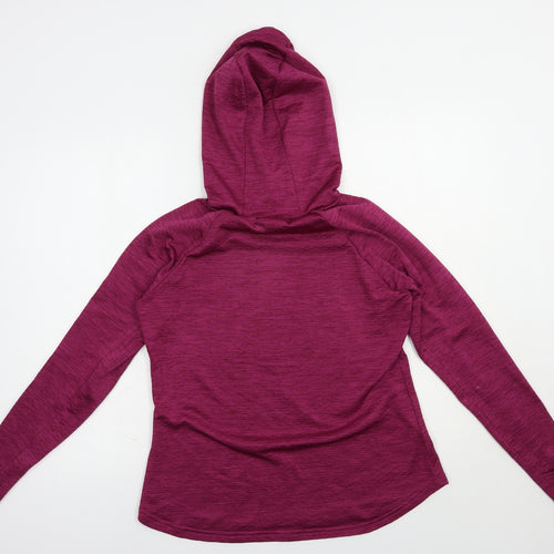 Dunnes Stores Womens Purple  Polyester Pullover Hoodie Size S  Pullover