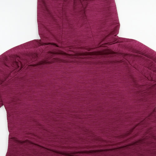 Dunnes Stores Womens Purple  Polyester Pullover Hoodie Size S  Pullover