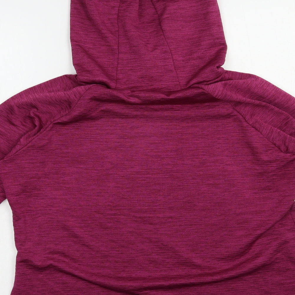 Dunnes Stores Womens Purple  Polyester Pullover Hoodie Size S  Pullover