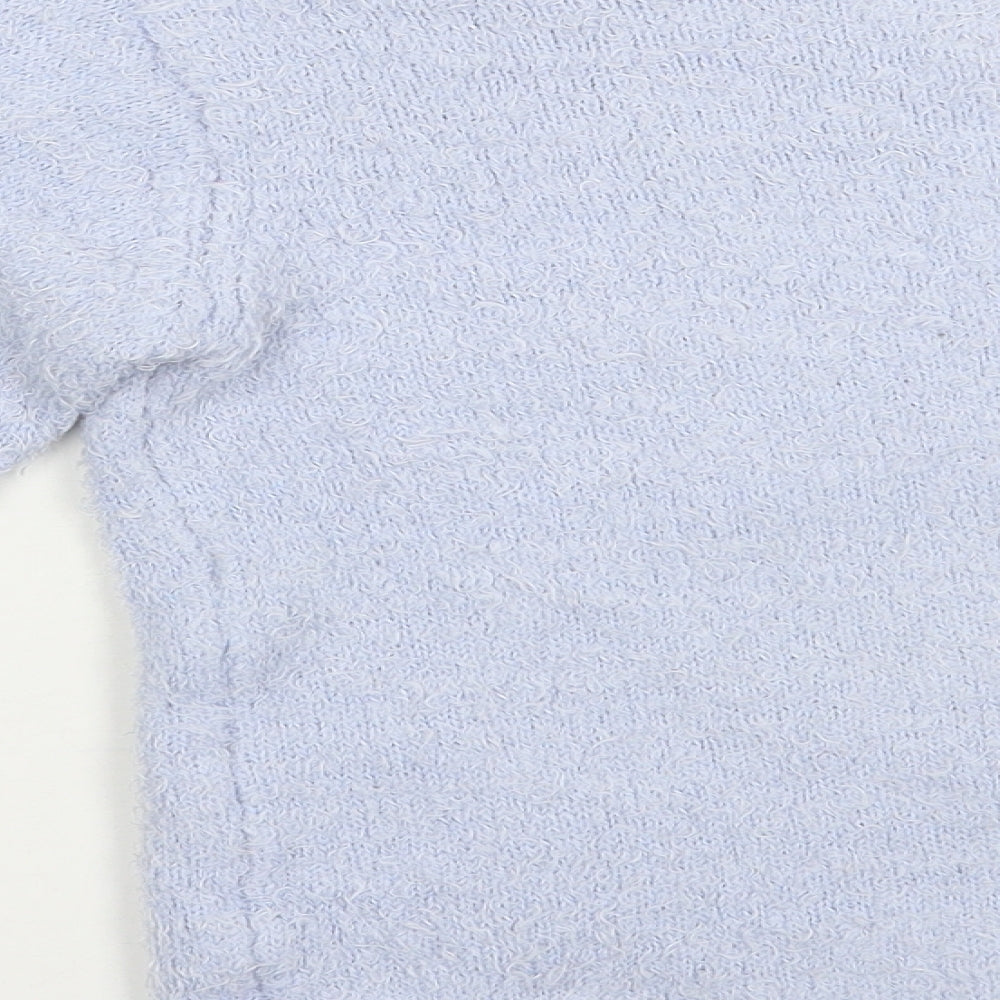 George Girls Blue Crew Neck  Polyester Pullover Jumper Size 11-12 Years  Pullover - Christmas Jumper