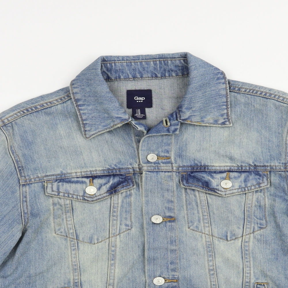 Gap Mens Blue   Jacket  Size M  Button