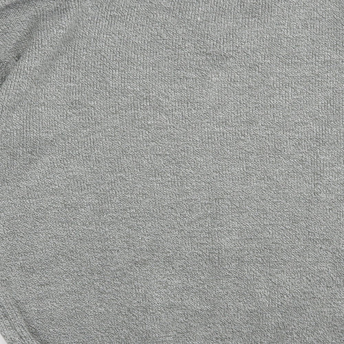 Premier Man Mens Grey V-Neck  Acrylic Pullover Jumper Size M
