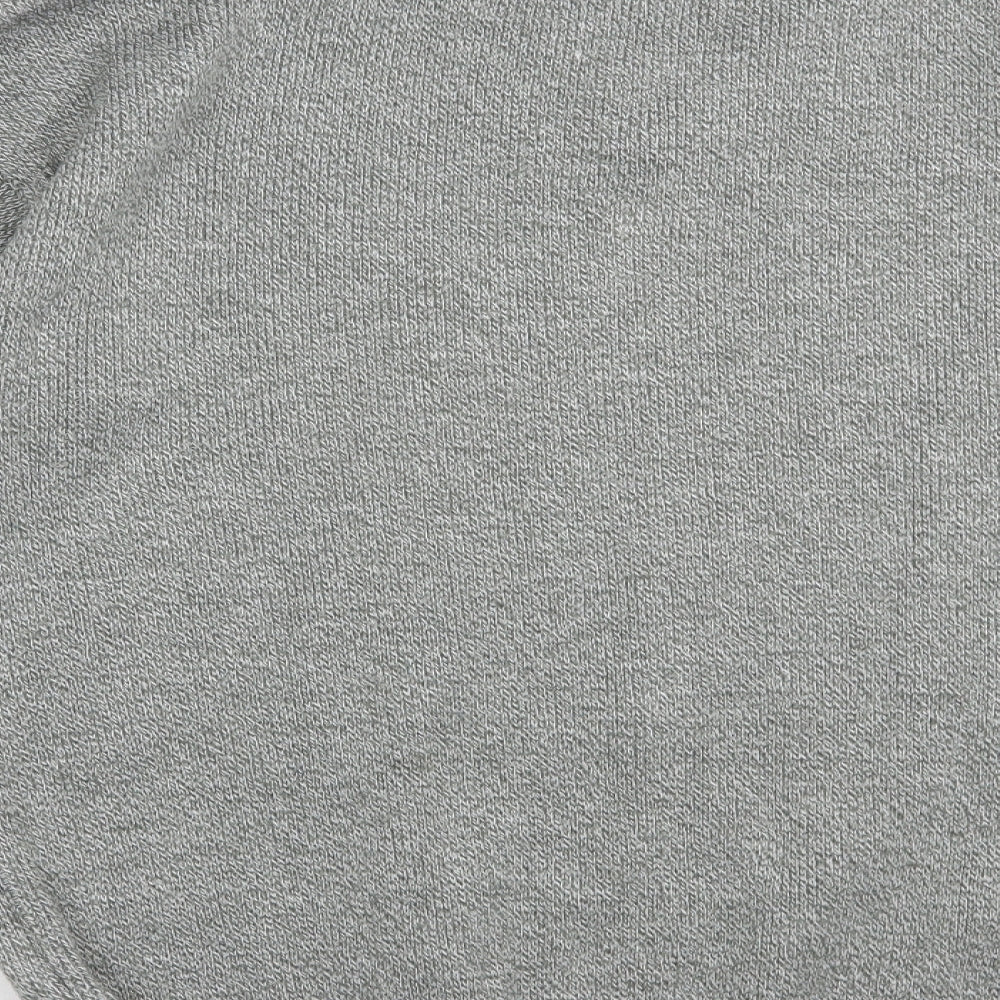 Premier Man Mens Grey V-Neck  Acrylic Pullover Jumper Size M