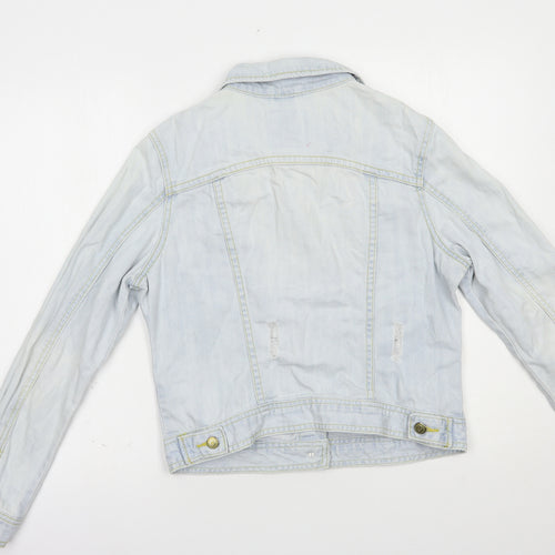 Denim Co. Womens Blue   Jacket  Size 12  Button