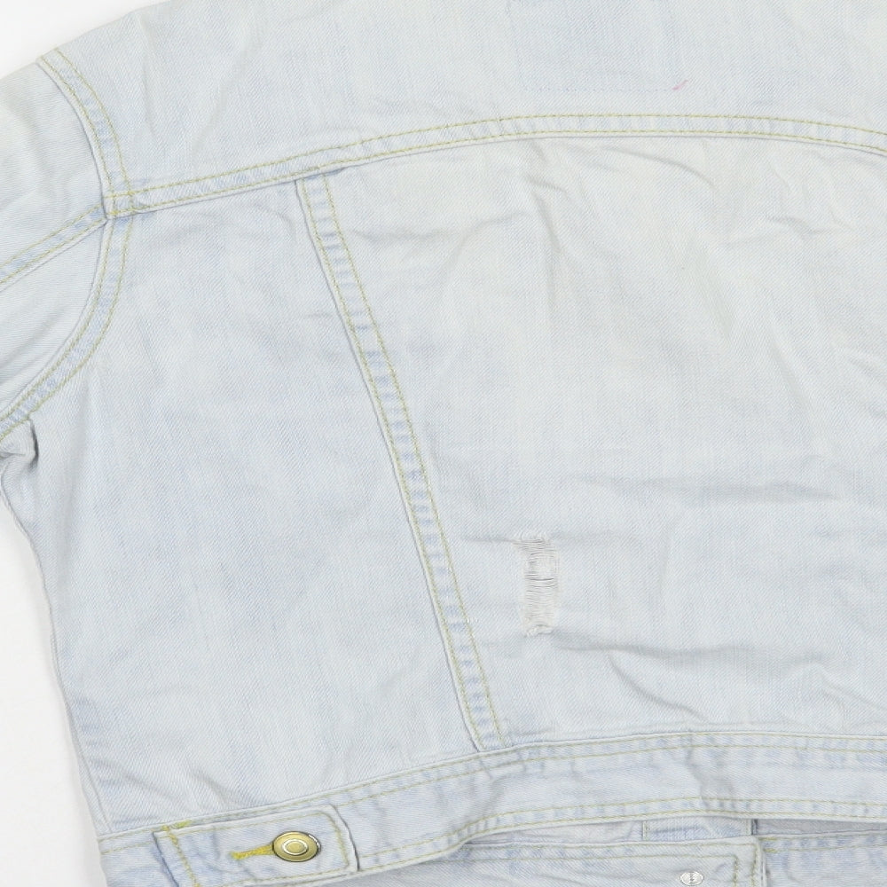 Denim Co. Womens Blue   Jacket  Size 12  Button