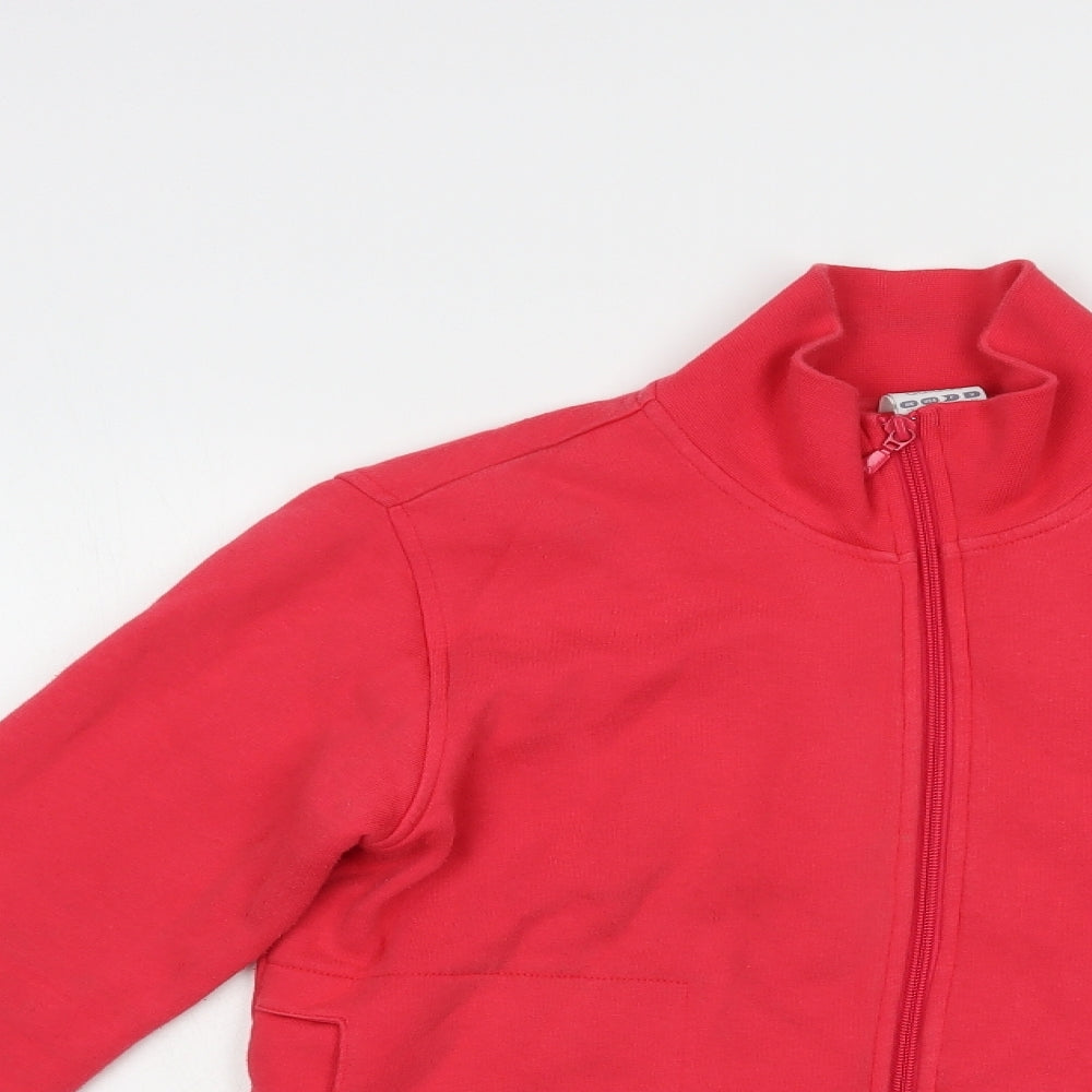adidas Womens Pink  Cotton Full Zip Hoodie Size 14  Zip