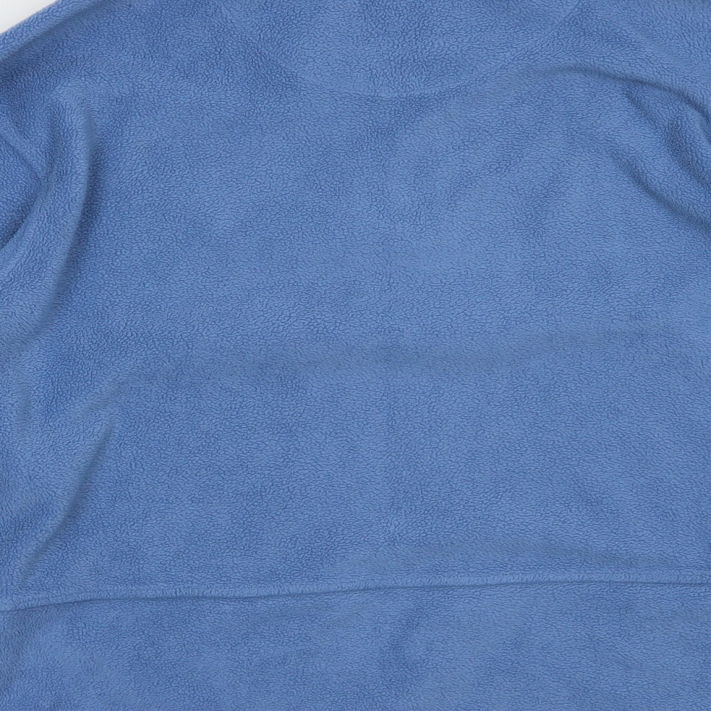 Active Mens Blue  Polyester Pullover Sweatshirt Size L