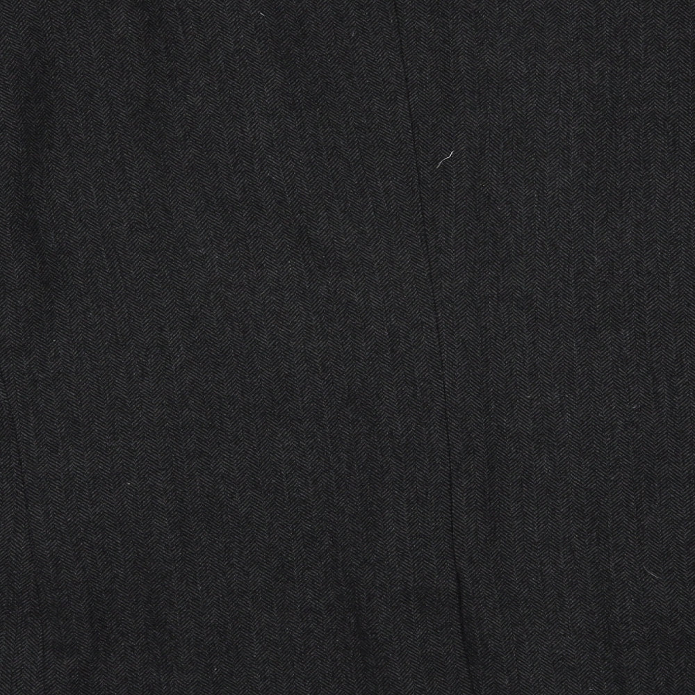 Cedarwood State Mens Grey Herringbone  Jacket Blazer Size 2XL  Button
