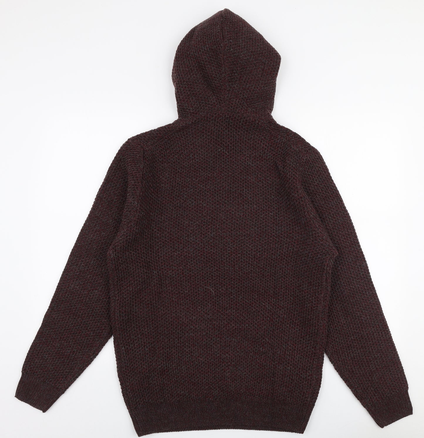 NEXT Mens Brown  Acrylic Pullover Hoodie Size M