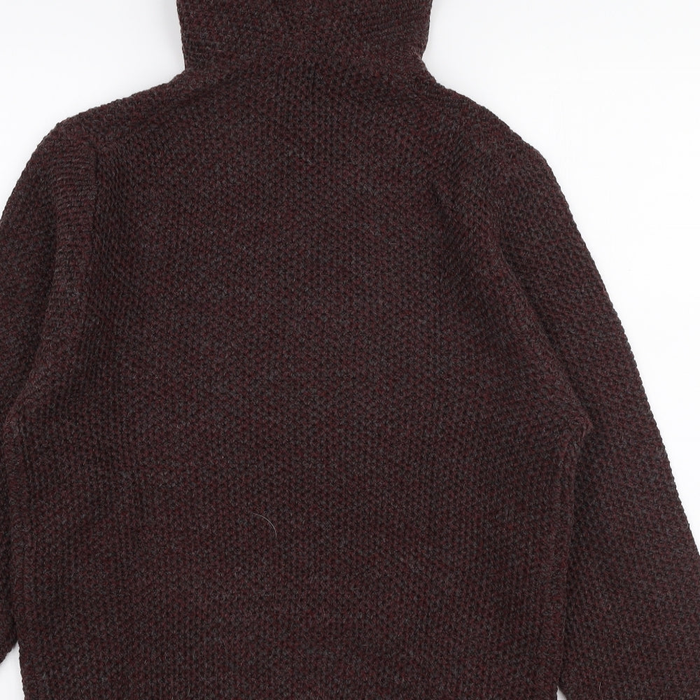 NEXT Mens Brown  Acrylic Pullover Hoodie Size M
