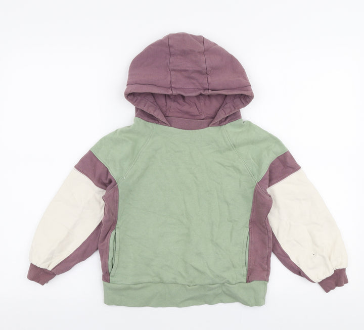 NEXT Girls Multicoloured  Cotton Pullover Hoodie Size 9 Years  Pullover