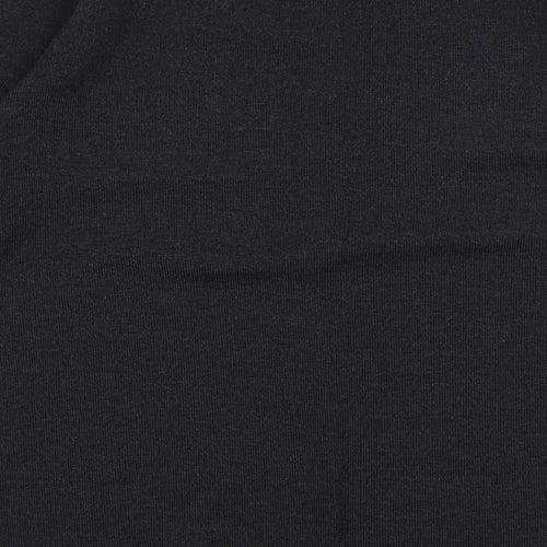 Preworn Womens Grey Round Neck  Polyester Pullover Jumper Size M