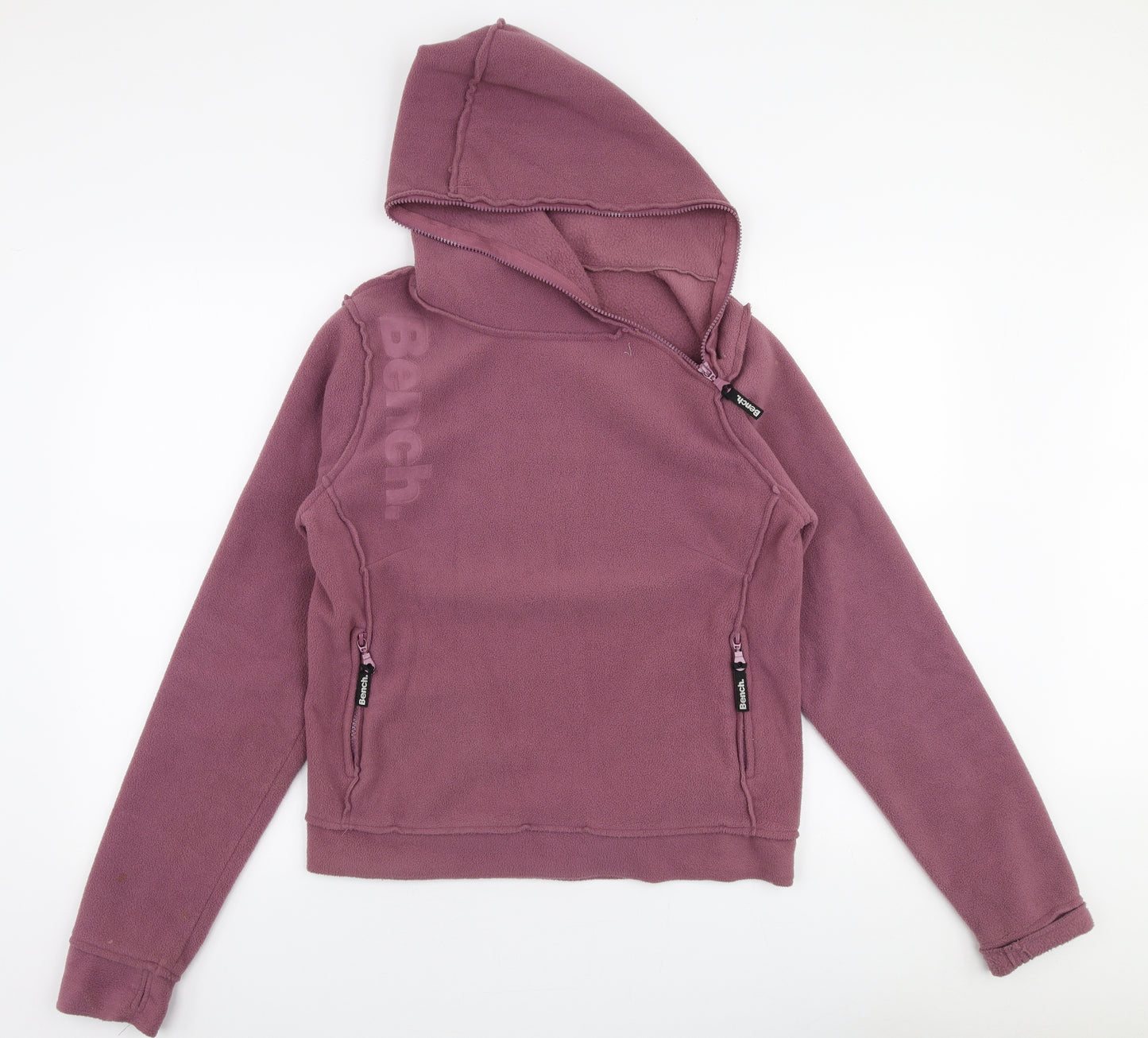 Bench Womens Purple  Polyester Pullover Hoodie Size XL  Pullover