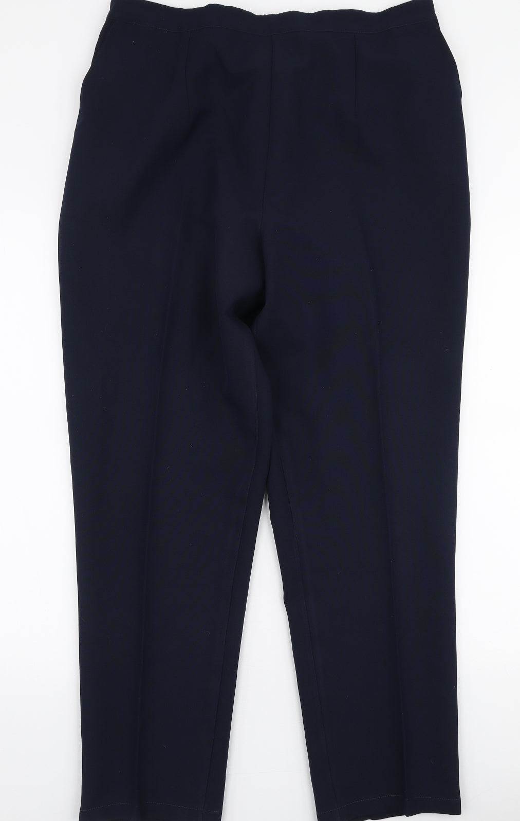 Preworn Womens Blue  Polyester Trousers  Size 18 L29 in Regular