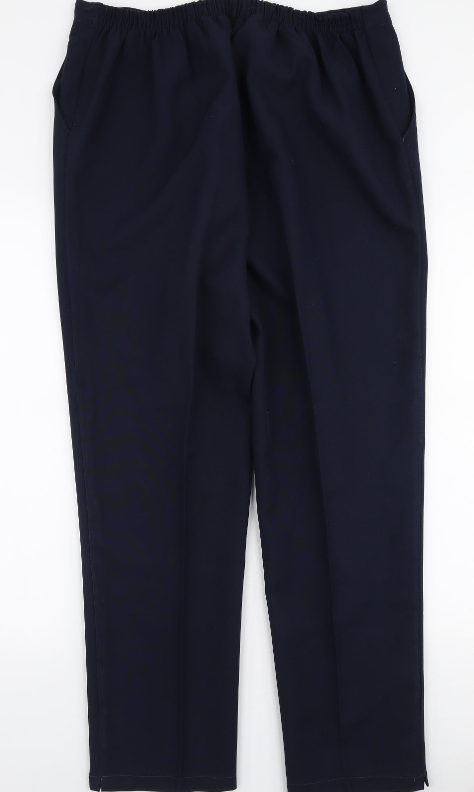 Preworn Womens Blue  Polyester Trousers  Size 18 L29 in Regular