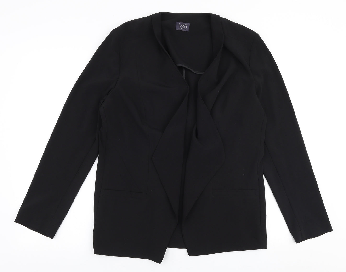 Marks and Spencer Womens Black   Jacket Blazer Size 14