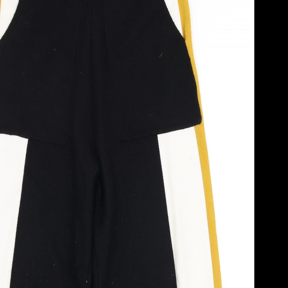 Retro & Icone Womens Multicoloured Striped Viscose Trousers  Size M L23 in Regular
