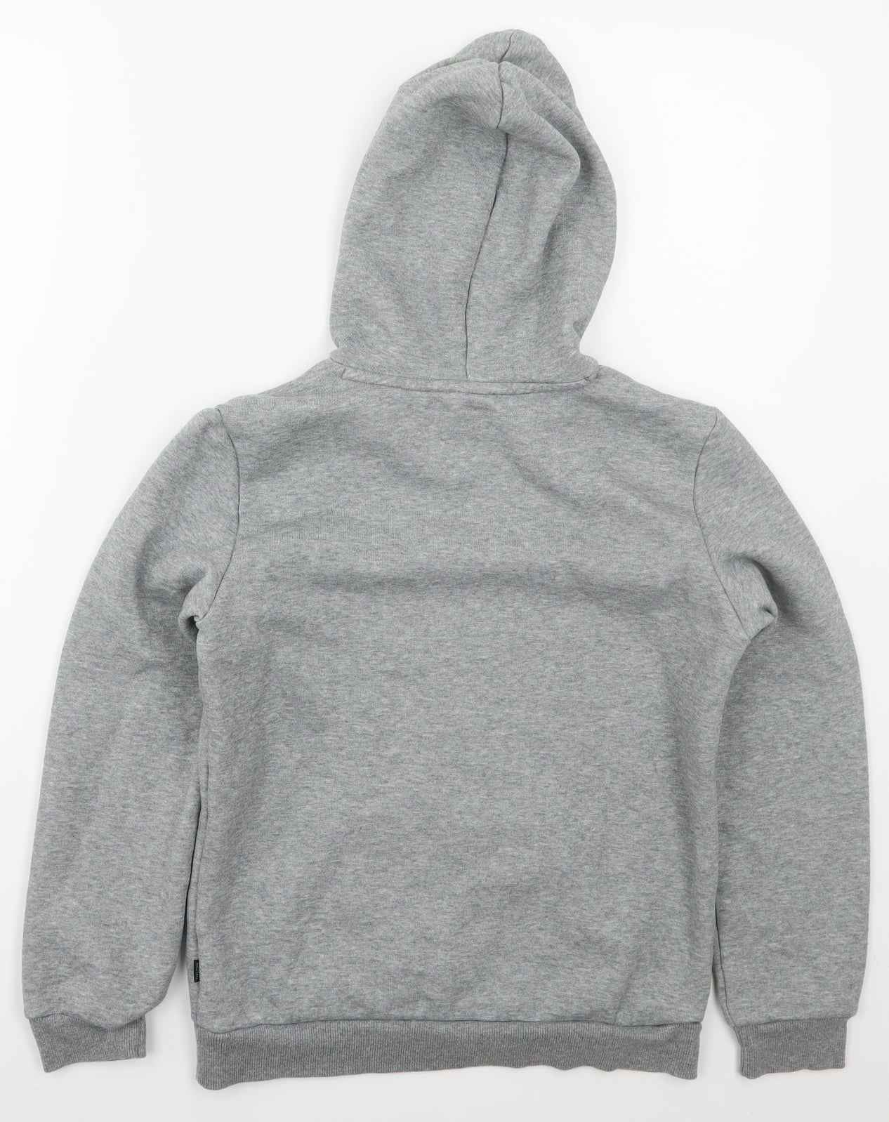 PUMA Boys Grey  Cotton Pullover Hoodie Size 13-14 Years  Pullover