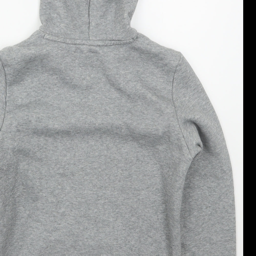 PUMA Boys Grey  Cotton Pullover Hoodie Size 13-14 Years  Pullover