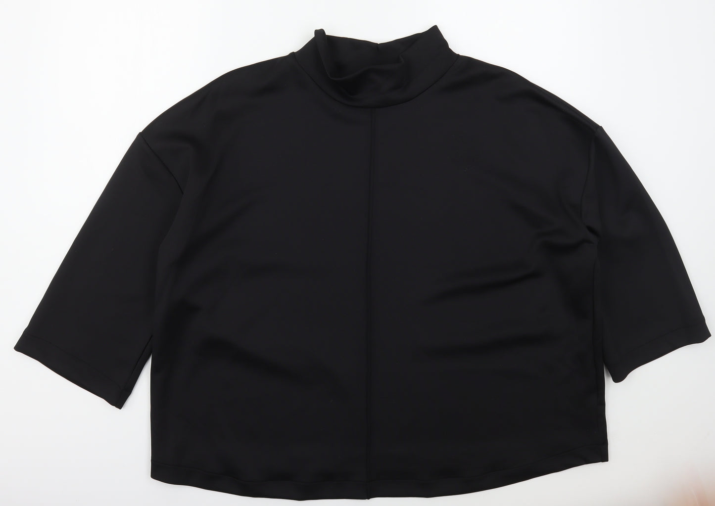 F&F Womens Black  Polyester Pullover Sweatshirt Size 22  Pullover