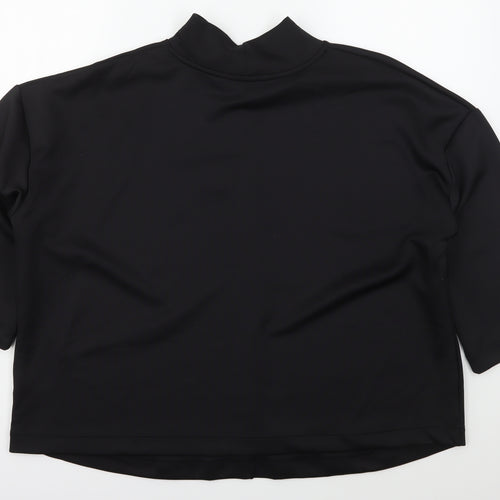 F&F Womens Black  Polyester Pullover Sweatshirt Size 22  Pullover