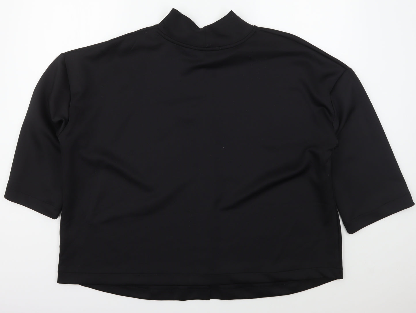 F&F Womens Black  Polyester Pullover Sweatshirt Size 22  Pullover