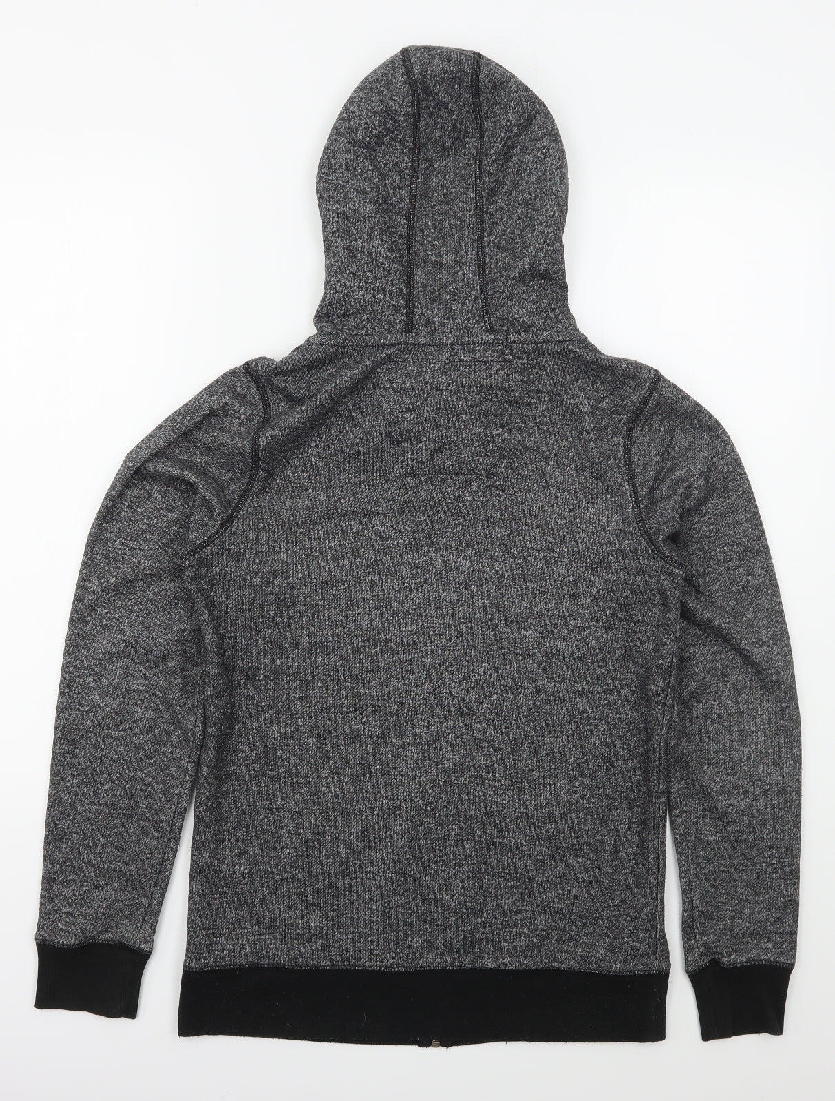 New Look Womens Grey  Polyester Full Zip Hoodie Size 10  Zip