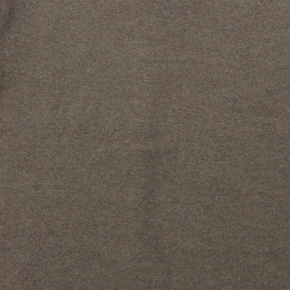 Fenn Wright Manson Womens Brown V-Neck  Cashmere Cardigan Jumper Size XL