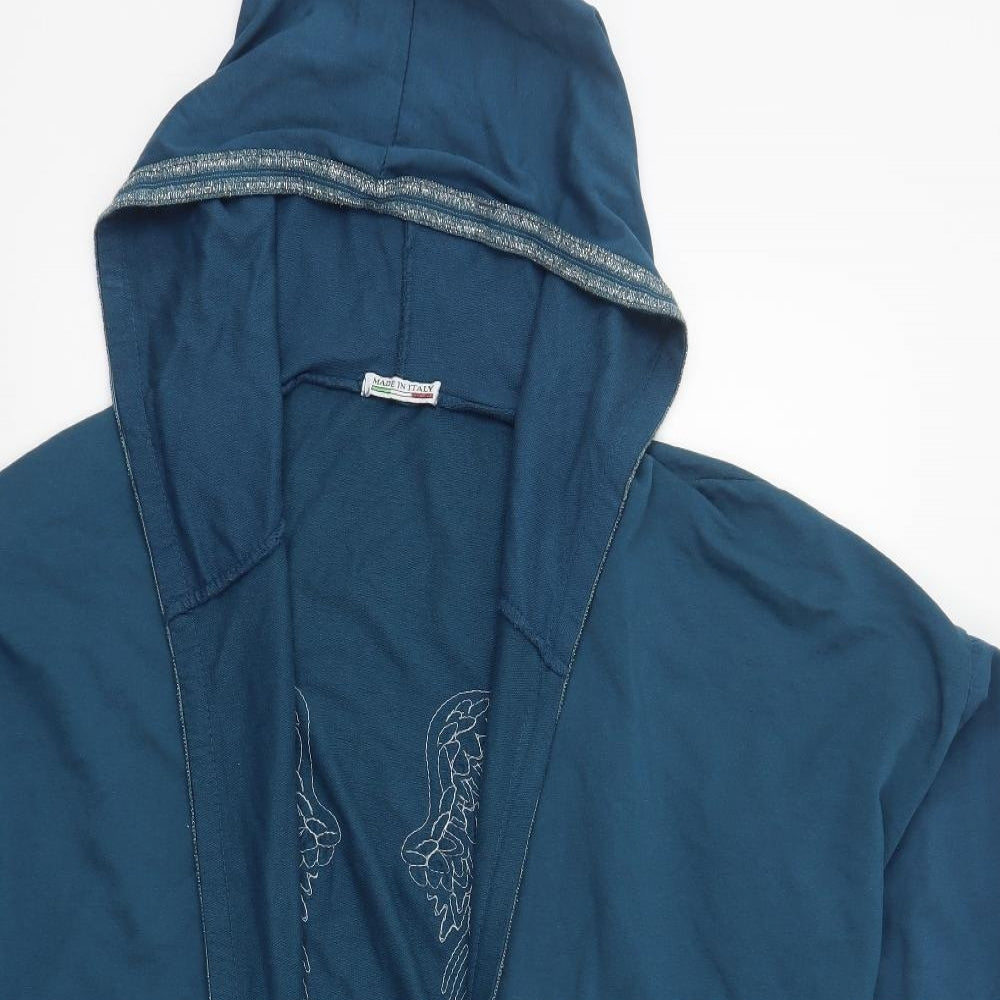 Preworn Womens Blue   Jacket  One Size   - Angel Wings
