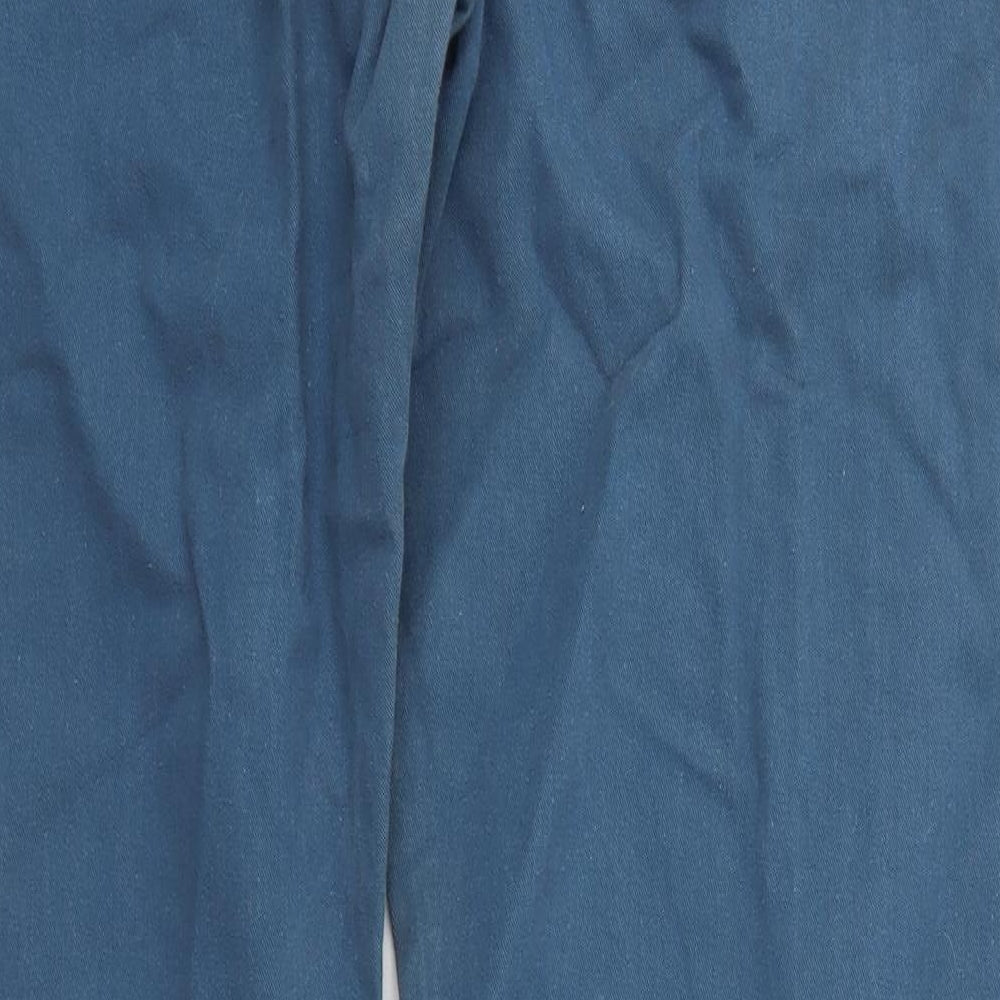 Levi's Mens Blue  Cotton Straight Jeans Size 36 L32 in Regular Button