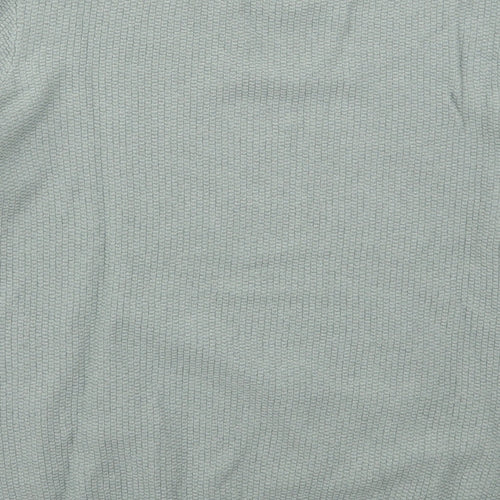 TU Mens Green Crew Neck  Cotton Pullover Jumper Size L