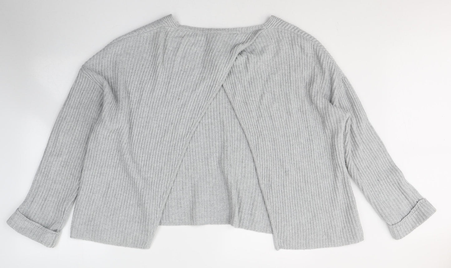 Mint Velvet Womens Grey Round Neck  Acrylic Pullover Jumper Size 18   - open back