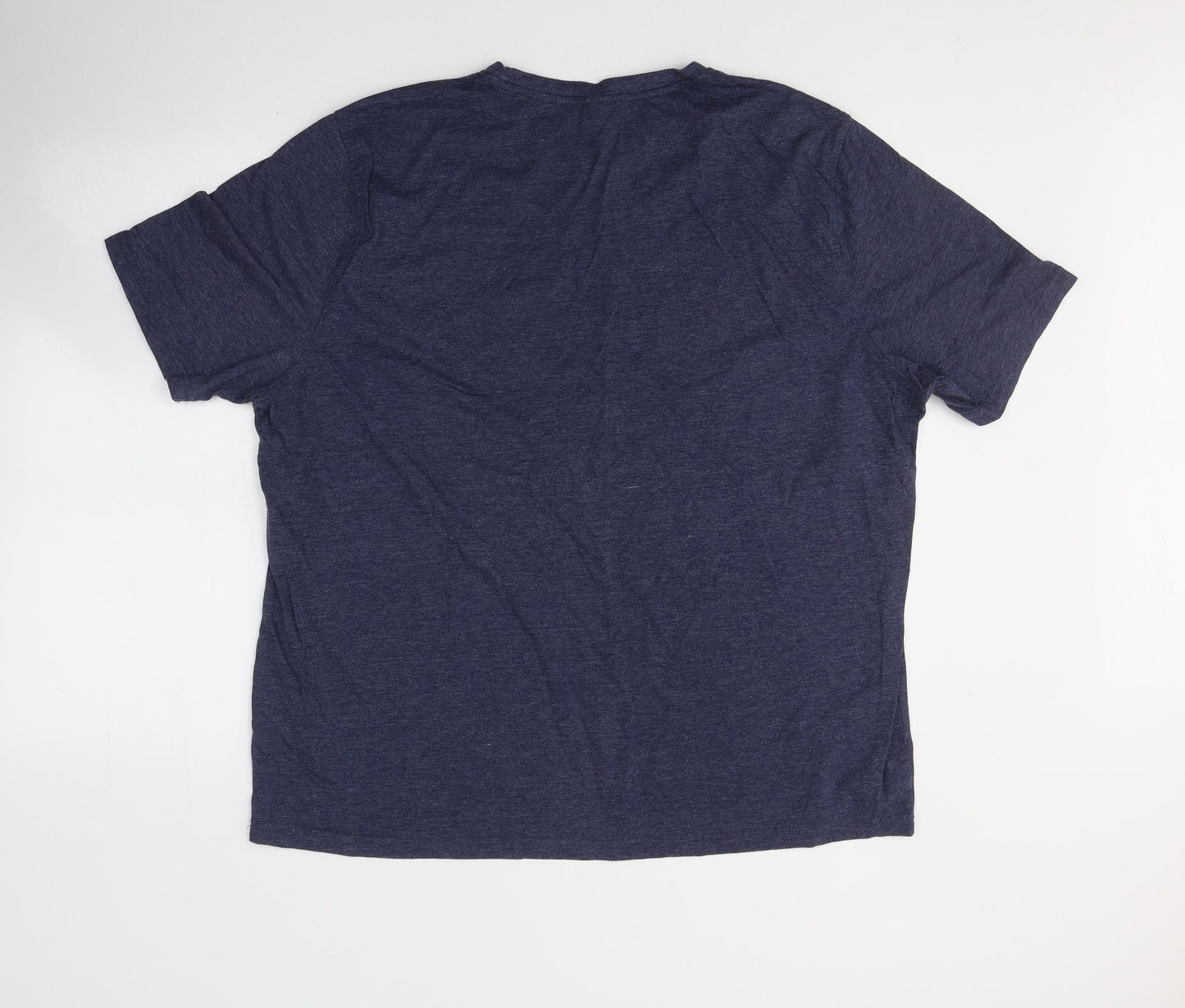 Superman Mens Blue  Cotton  T-Shirt Size 2XL Round Neck