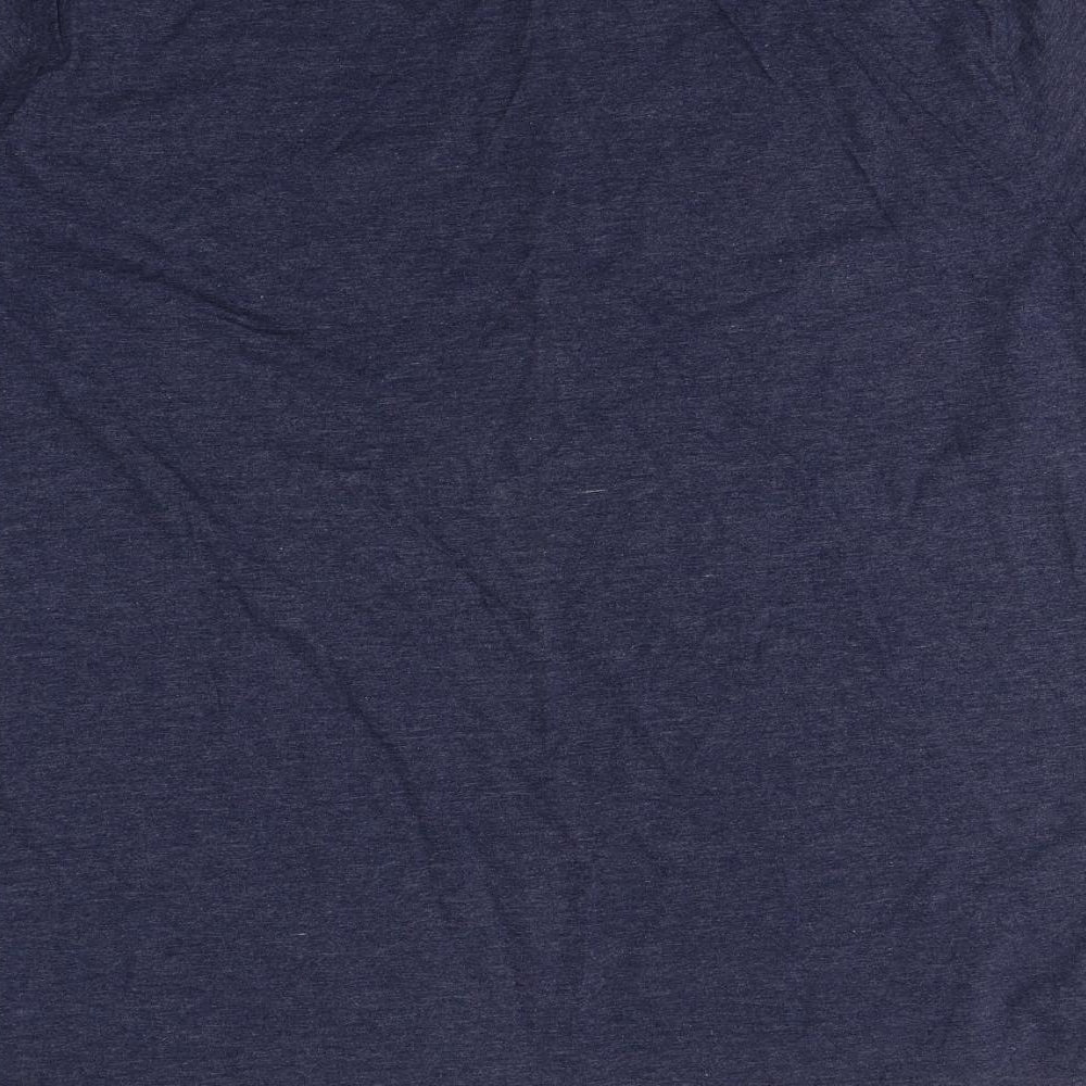 Superman Mens Blue  Cotton  T-Shirt Size 2XL Round Neck