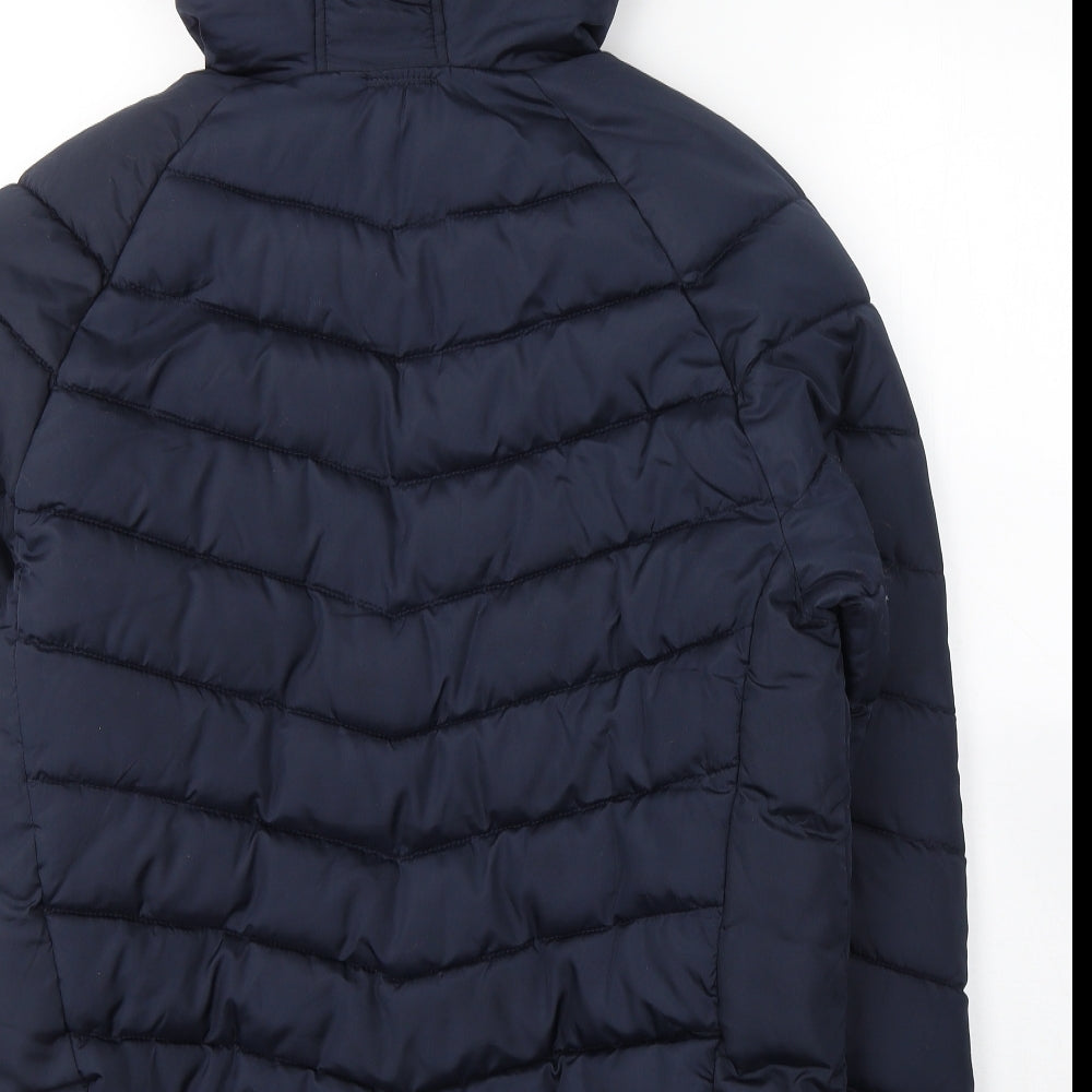 Rangers FOOTBALL CLUB Mens Blue   Puffer Jacket Coat Size M  Zip