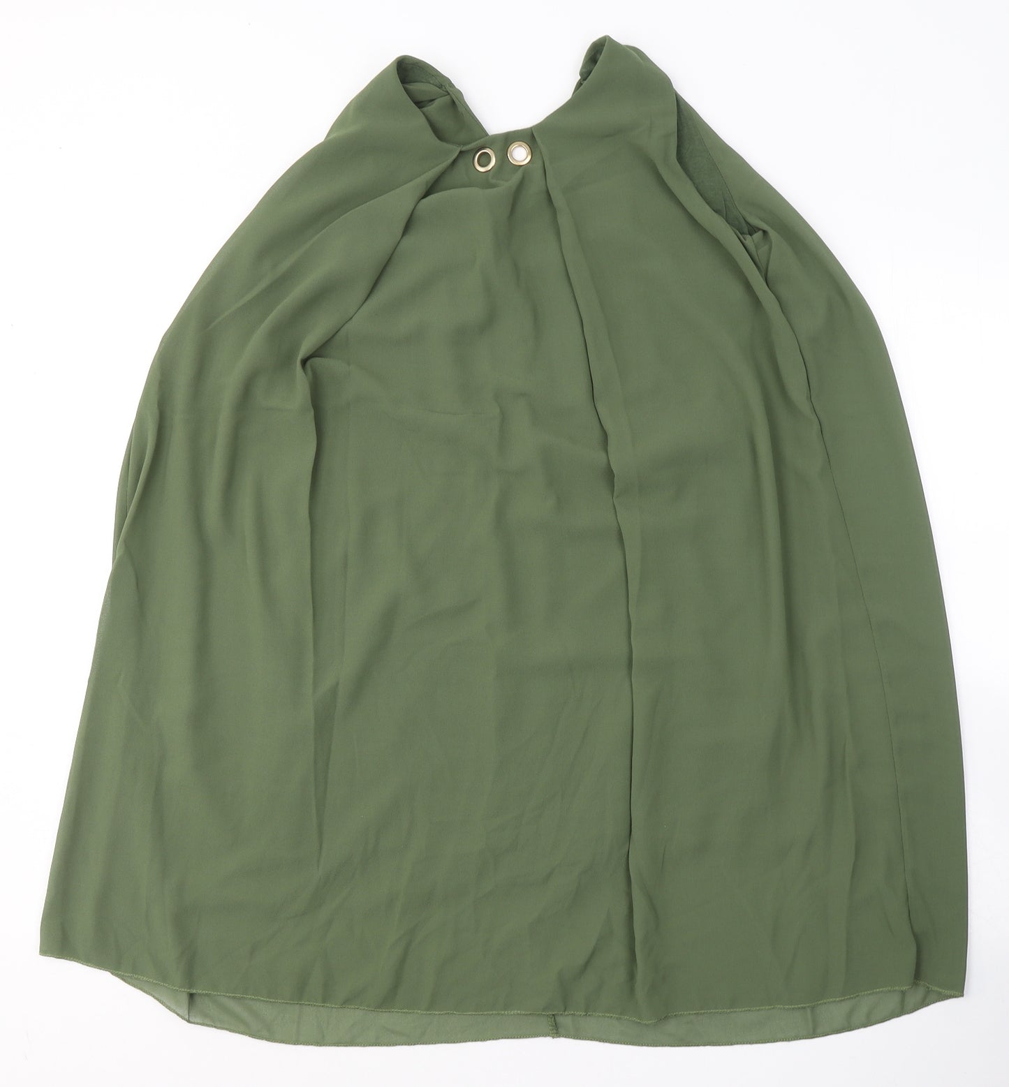Quiz Womens Green  Polyester Tank Dress  Size M  Round Neck Pullover