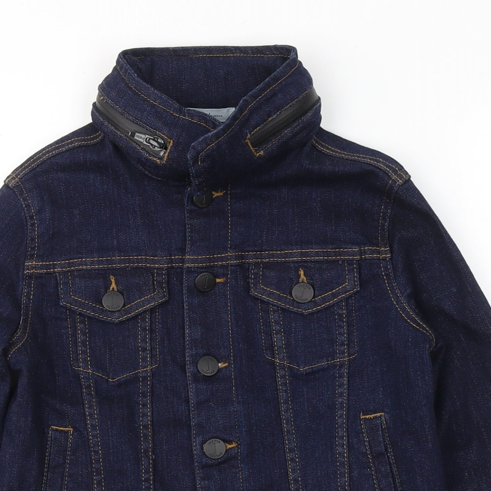 Jasper Conran Boys Blue   Jacket  Size 9 Years  Button