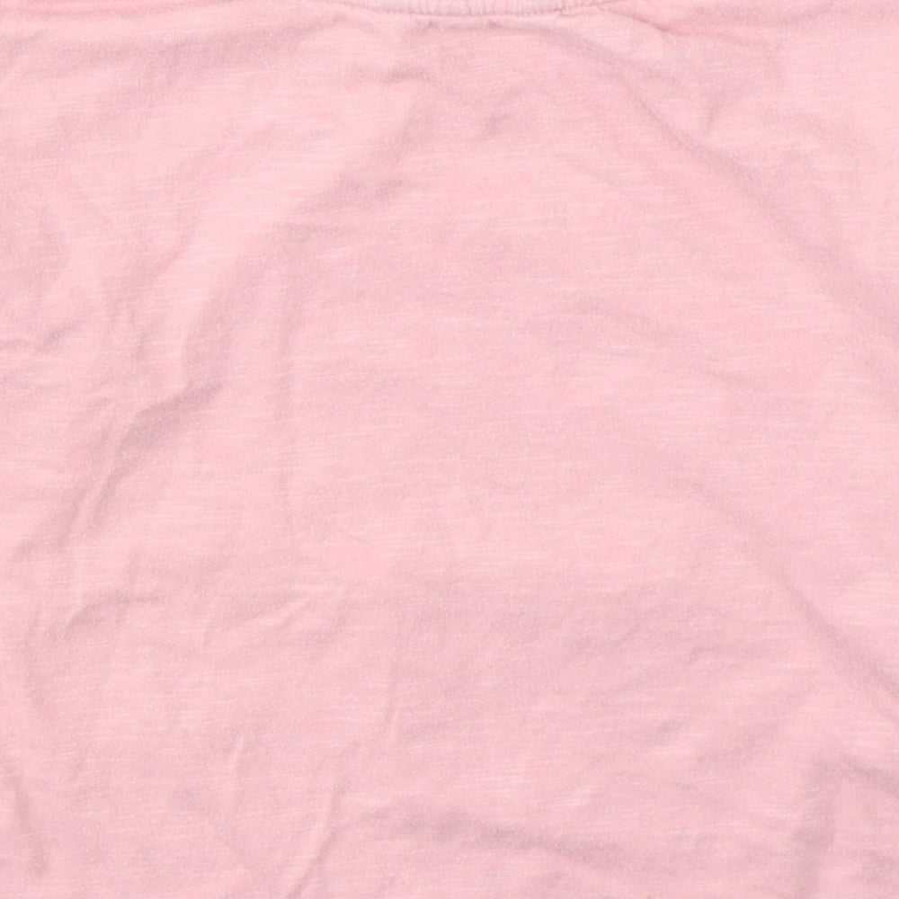George Girls Pink  Cotton Pullover Casual Size 6-7 Years Round Neck Pullover - Girl