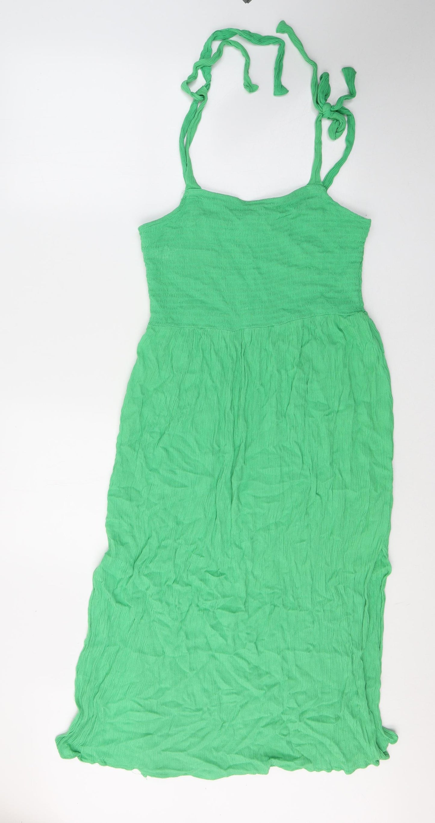George Womens Green  Viscose A-Line  Size M  Square Neck Pullover