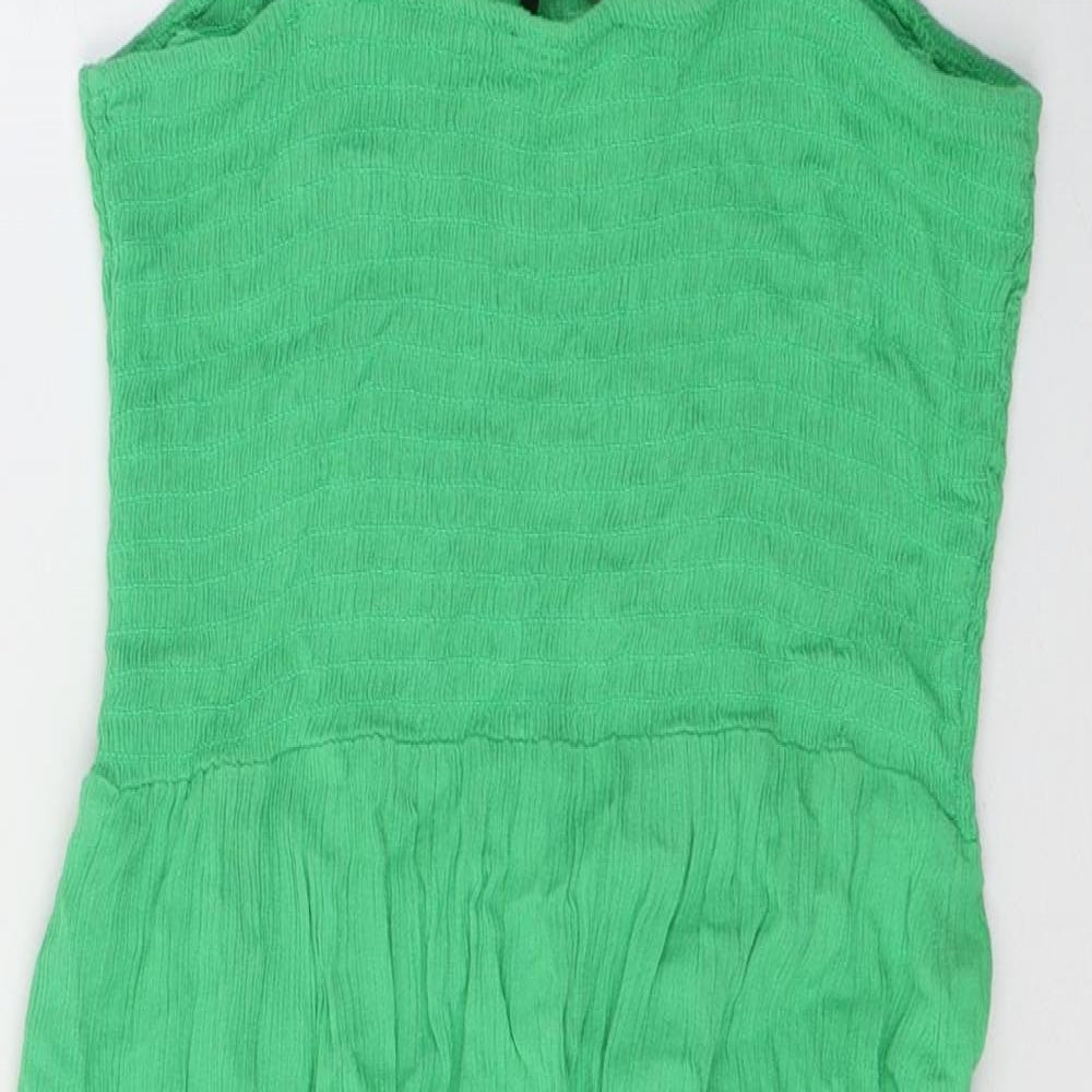George Womens Green  Viscose A-Line  Size M  Square Neck Pullover