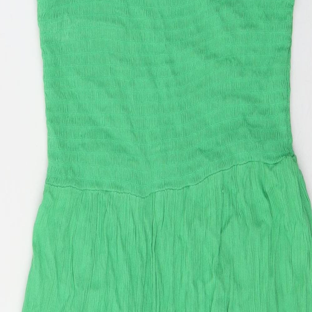 George Womens Green  Viscose A-Line  Size M  Square Neck Pullover