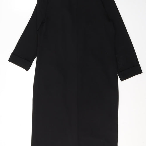 Atmosphere Womens Black V-Neck  Polyester Cardigan Jumper Size 8