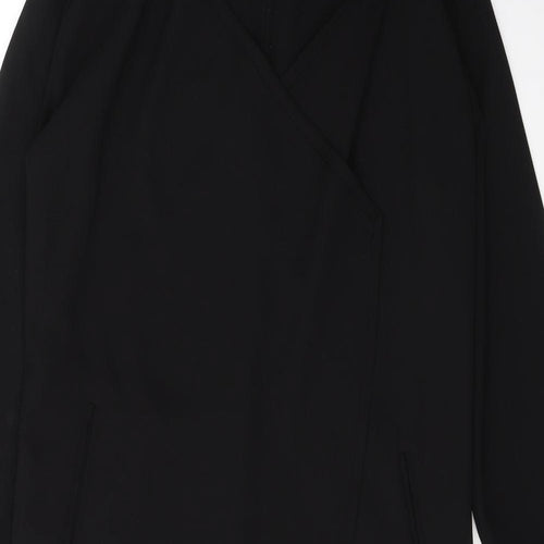Atmosphere Womens Black V-Neck  Polyester Cardigan Jumper Size 8