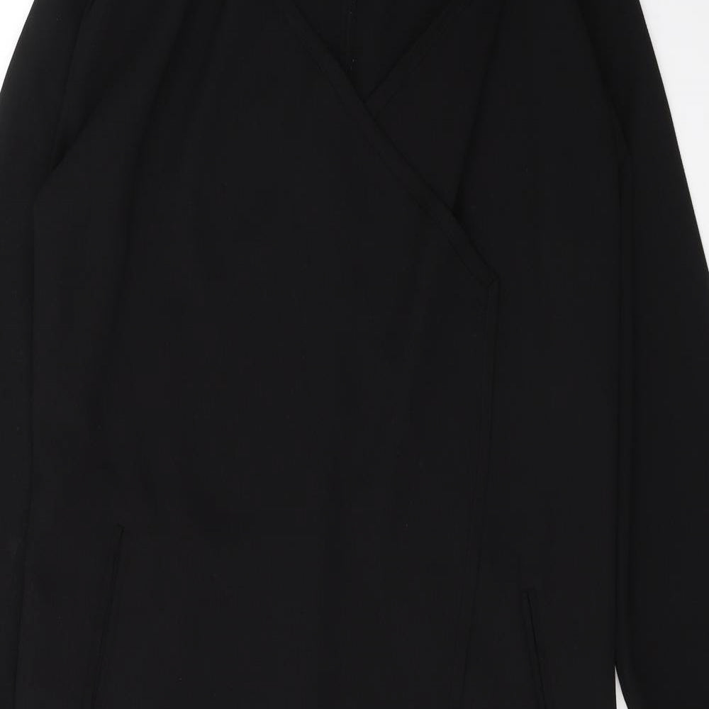 Atmosphere Womens Black V-Neck  Polyester Cardigan Jumper Size 8