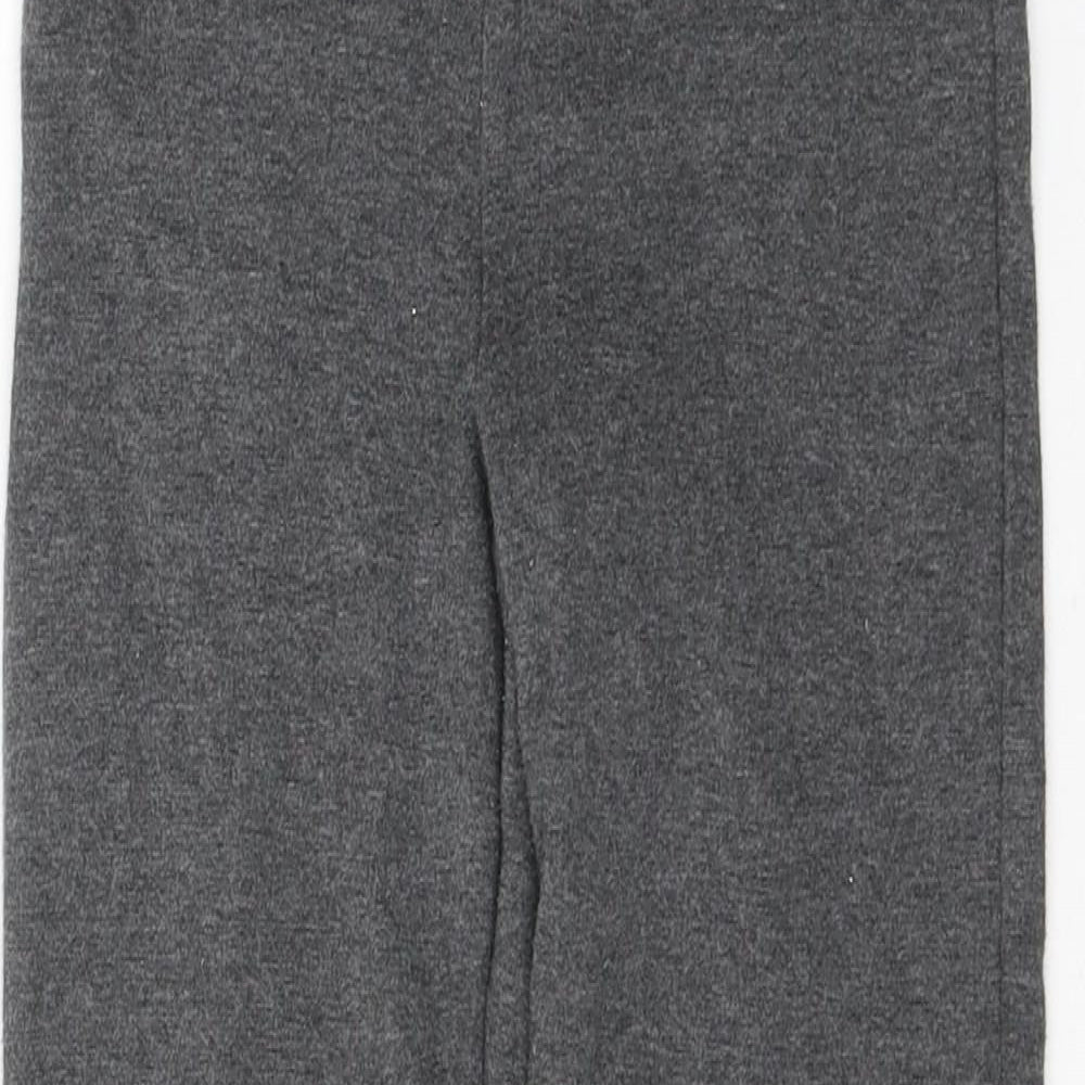 Dunnes Stores Girls Grey  Cotton Sweatpants Trousers Size 5-6 Years  Regular Pullover