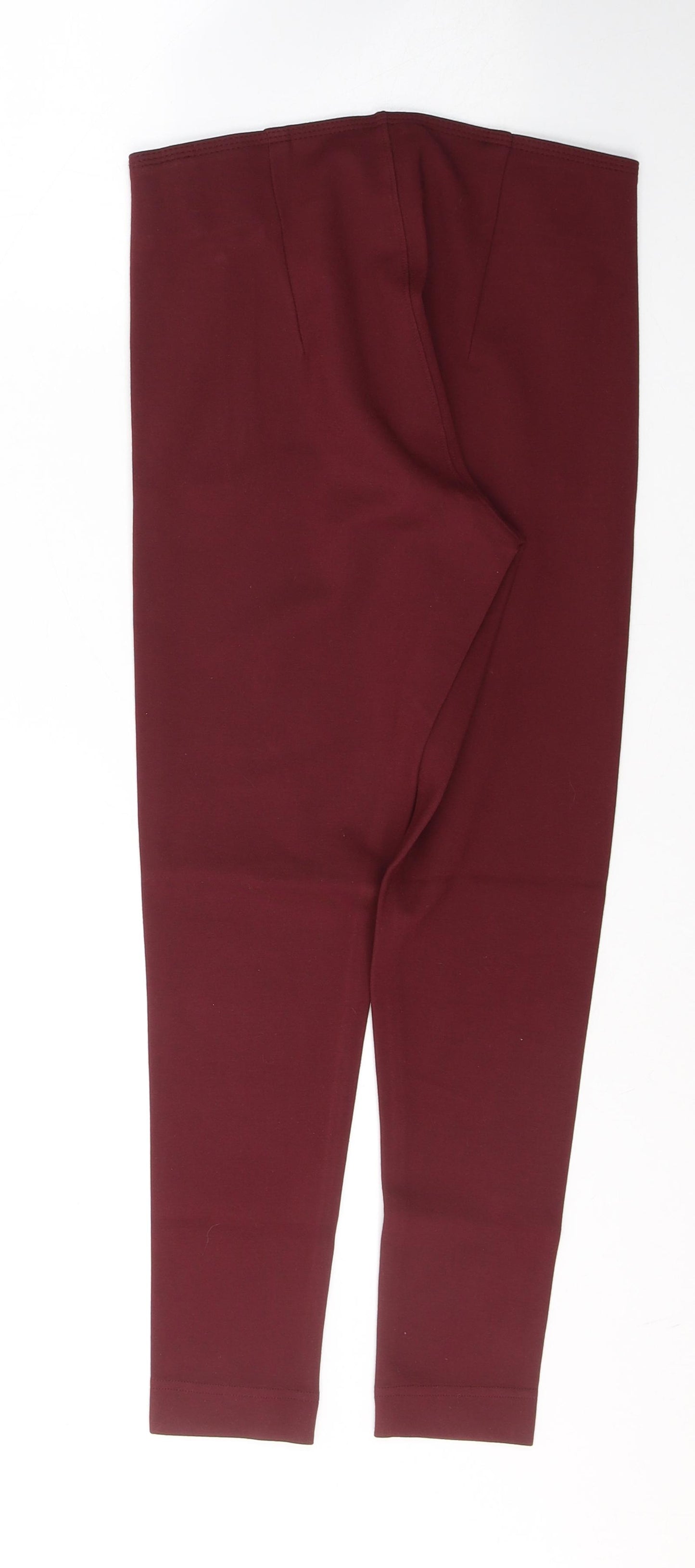 NEXT Womens Red  Viscose Trousers  Size 8 L24 in Regular