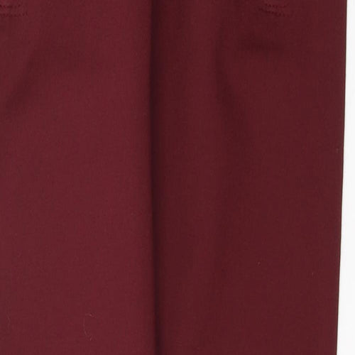 NEXT Womens Red  Viscose Trousers  Size 8 L24 in Regular